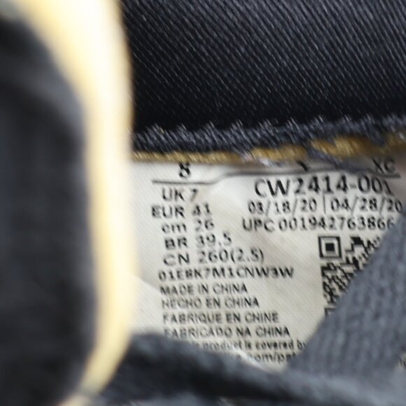 Nike Jordan 1 Men's Size 8 Retro High Zoom Crater Sneakers Black Grey CW2414-001 - Picture 3 of 9